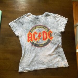ACDC tye dye tee